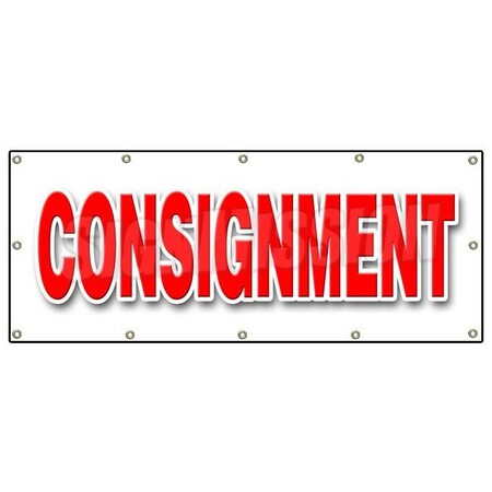 Signmission CONSIGNMENT BANNER SIGN secondhand brands clothes furniture store B-120 Consignment
